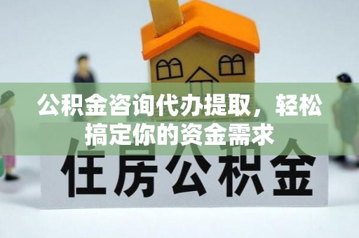 蕉岭公积金咨询代办提取，轻松搞定你的资金需求
