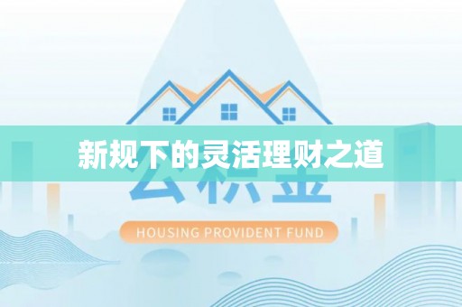蕉岭新规下的灵活理财之道