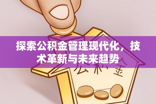 蕉岭探索公积金管理现代化，技术革新与未来趋势