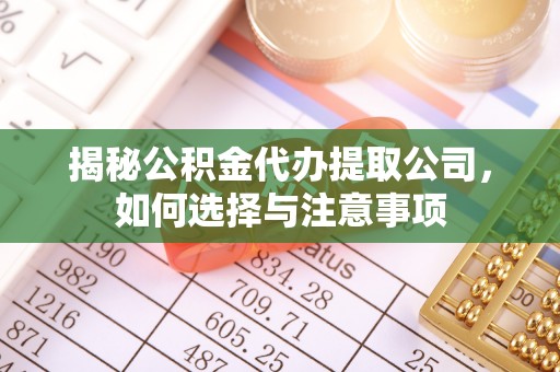 蕉岭揭秘公积金代办提取公司，如何选择与注意事项