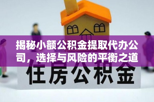 蕉岭揭秘小额公积金提取代办公司，选择与风险的平衡之道