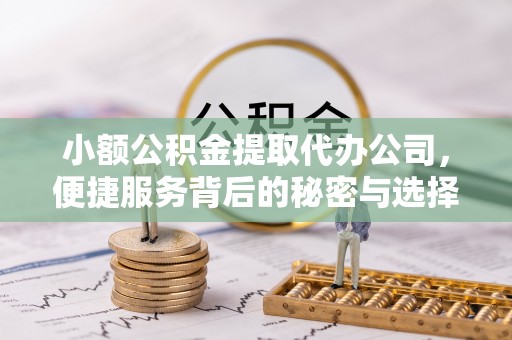 蕉岭小额公积金提取代办公司，便捷服务背后的秘密与选择指南